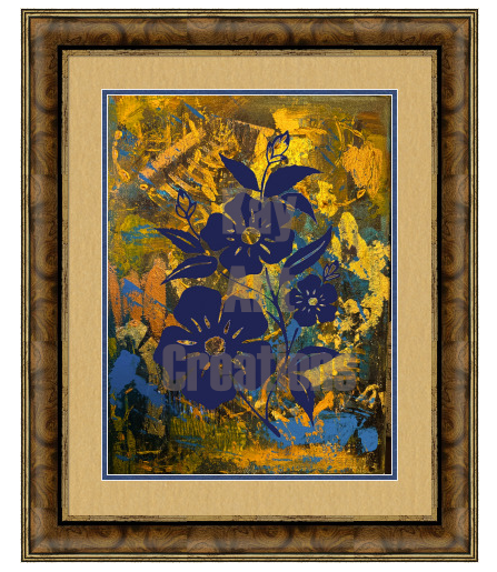 Blue Flower - Fine Art