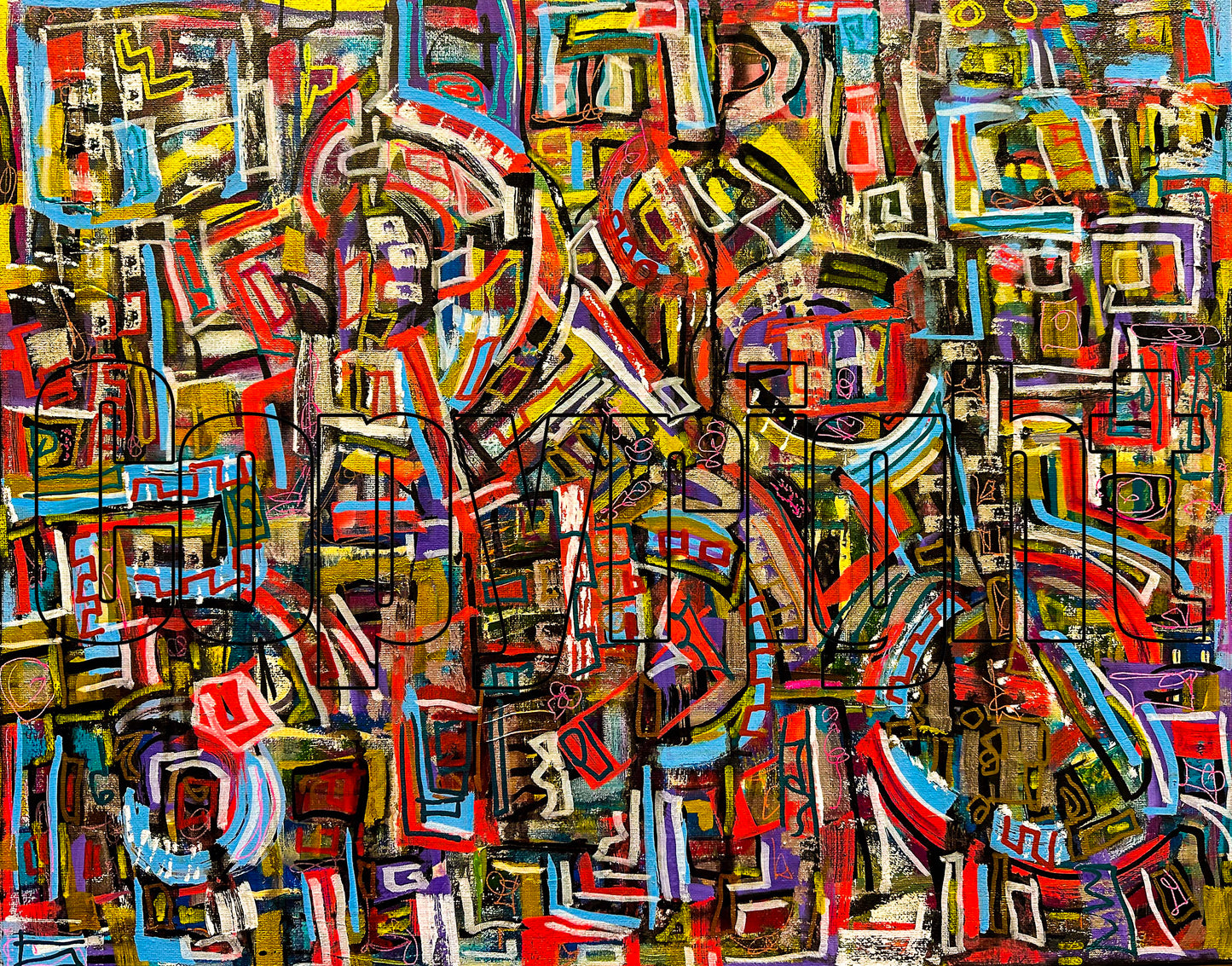 Magnetic Abstract Art Prints