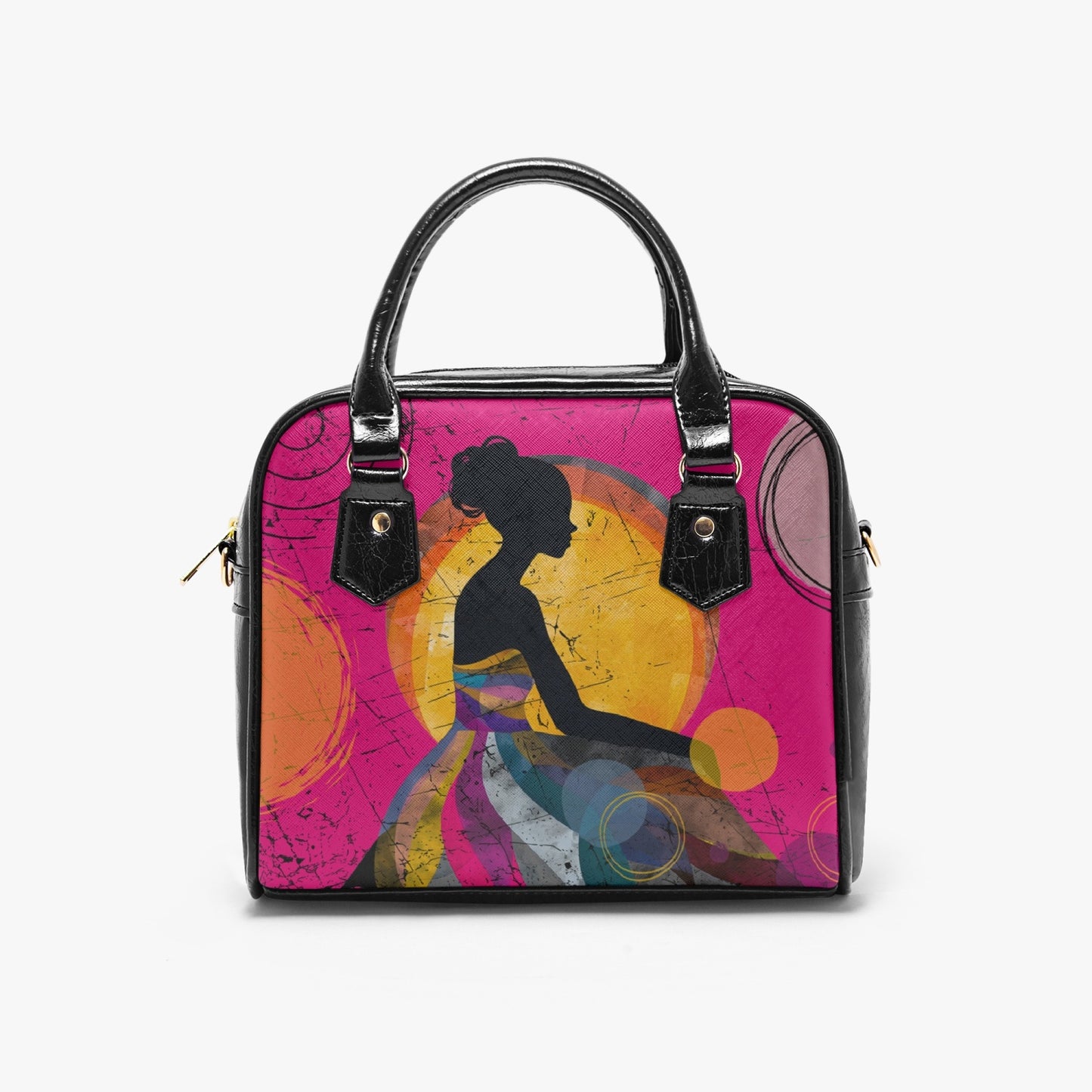 Women of Peace Casual Leather Saddle Bag