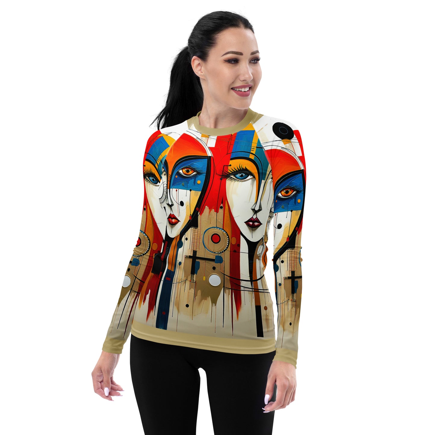 Doll Face Rash Guard Shirt