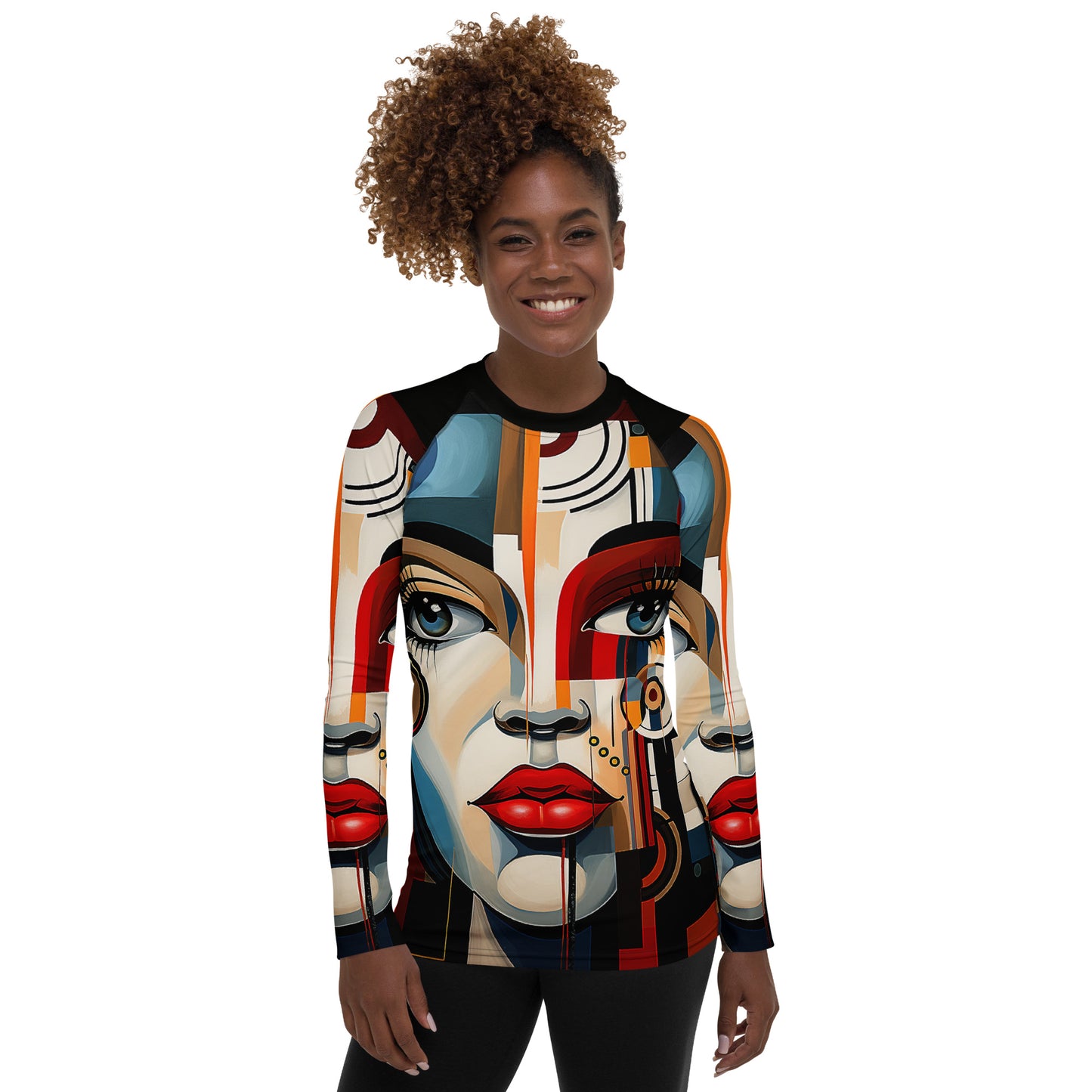 Face of Beauty Rash Guard Shirt