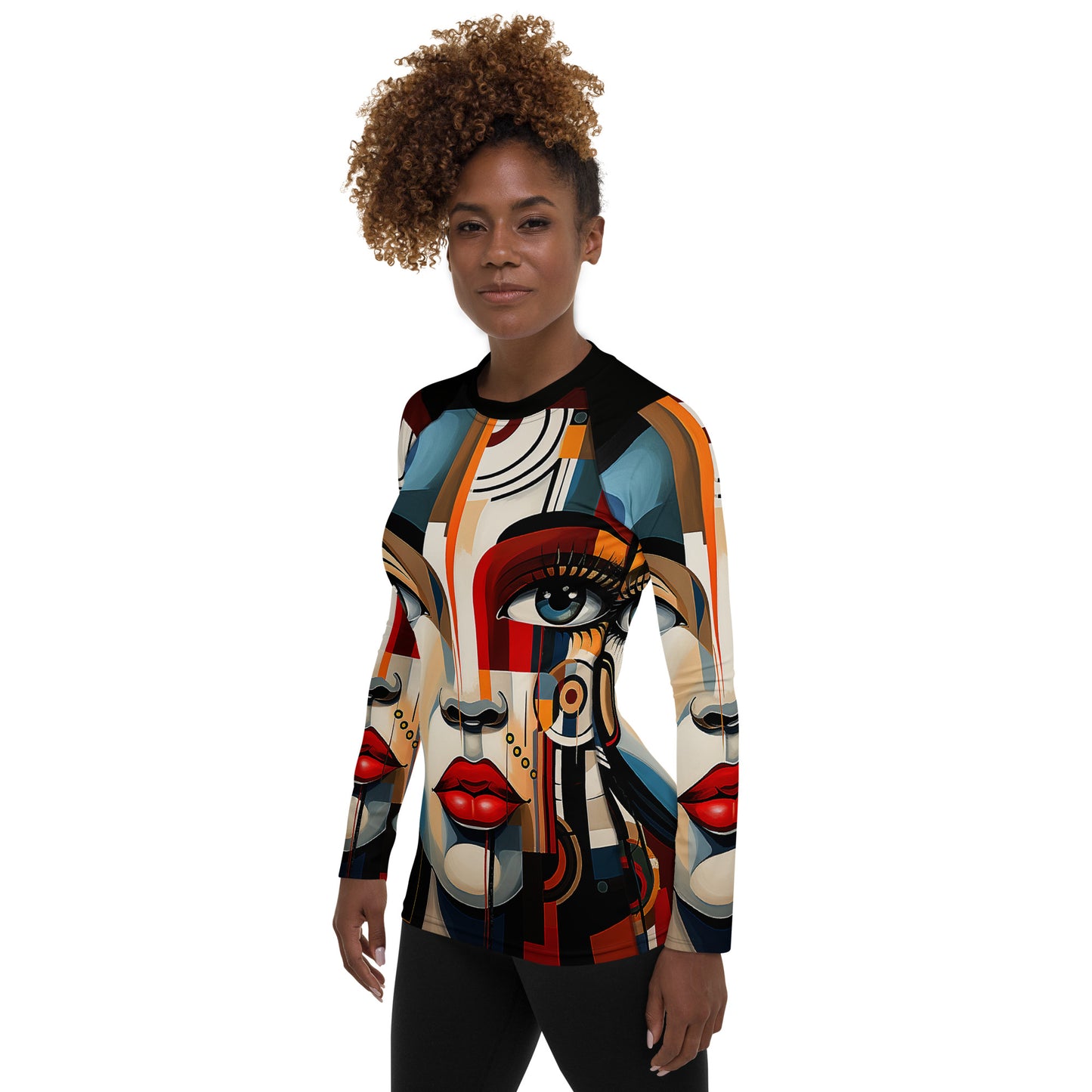 Face of Beauty Rash Guard Shirt