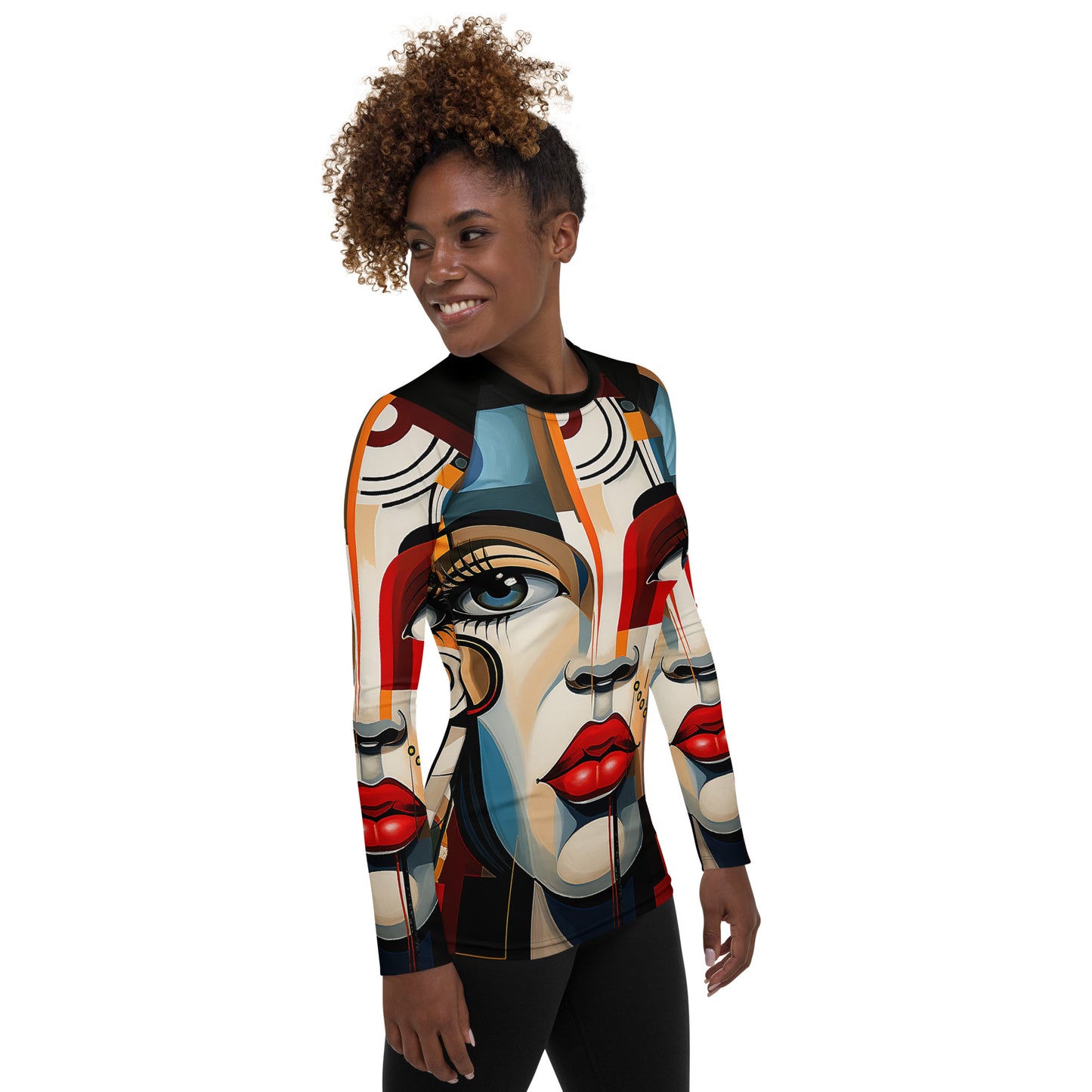 Face of Beauty Rash Guard Shirt