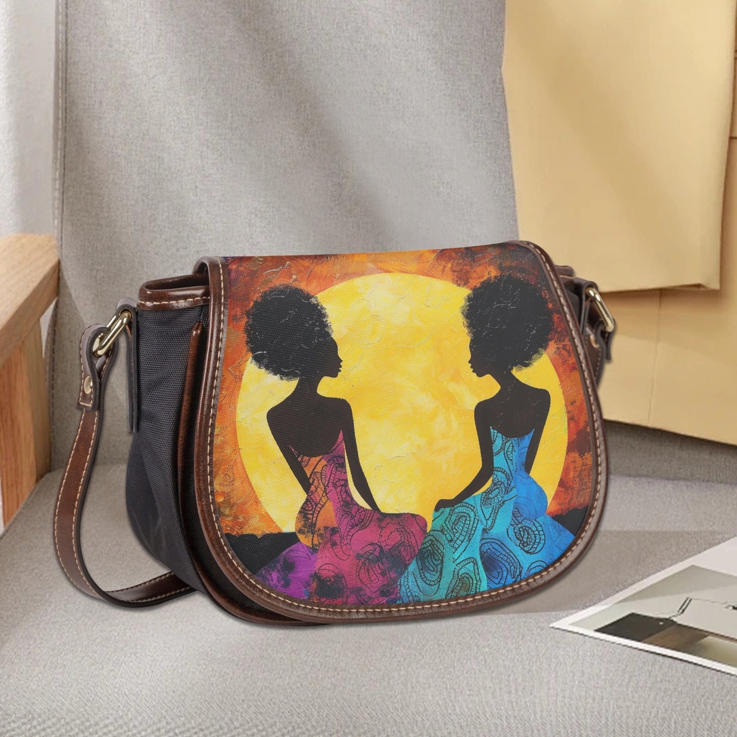 Sisterhood Sunny Day Flap Saddle Bag