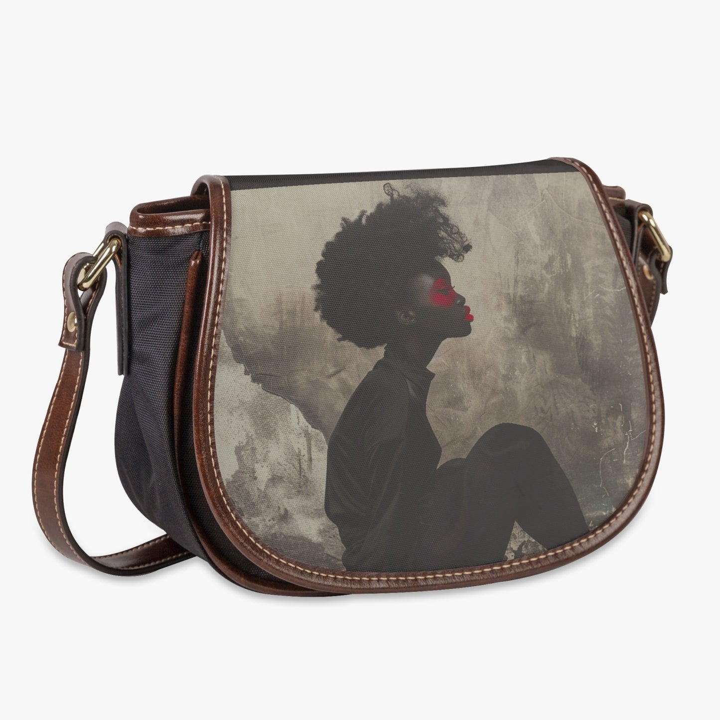 Beauty Within Flap Saddle Bag