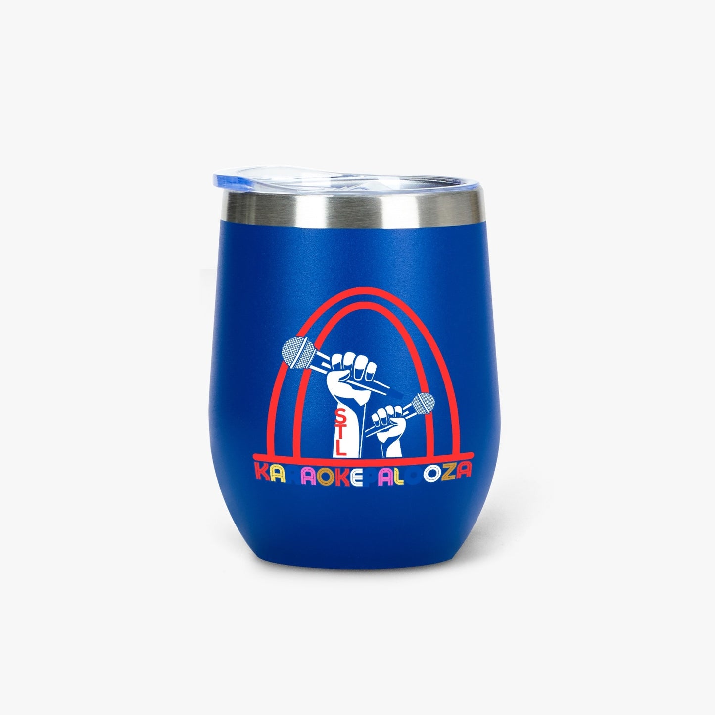 Karaokepalooza Egg Shaped Insulated Wine Tumbler