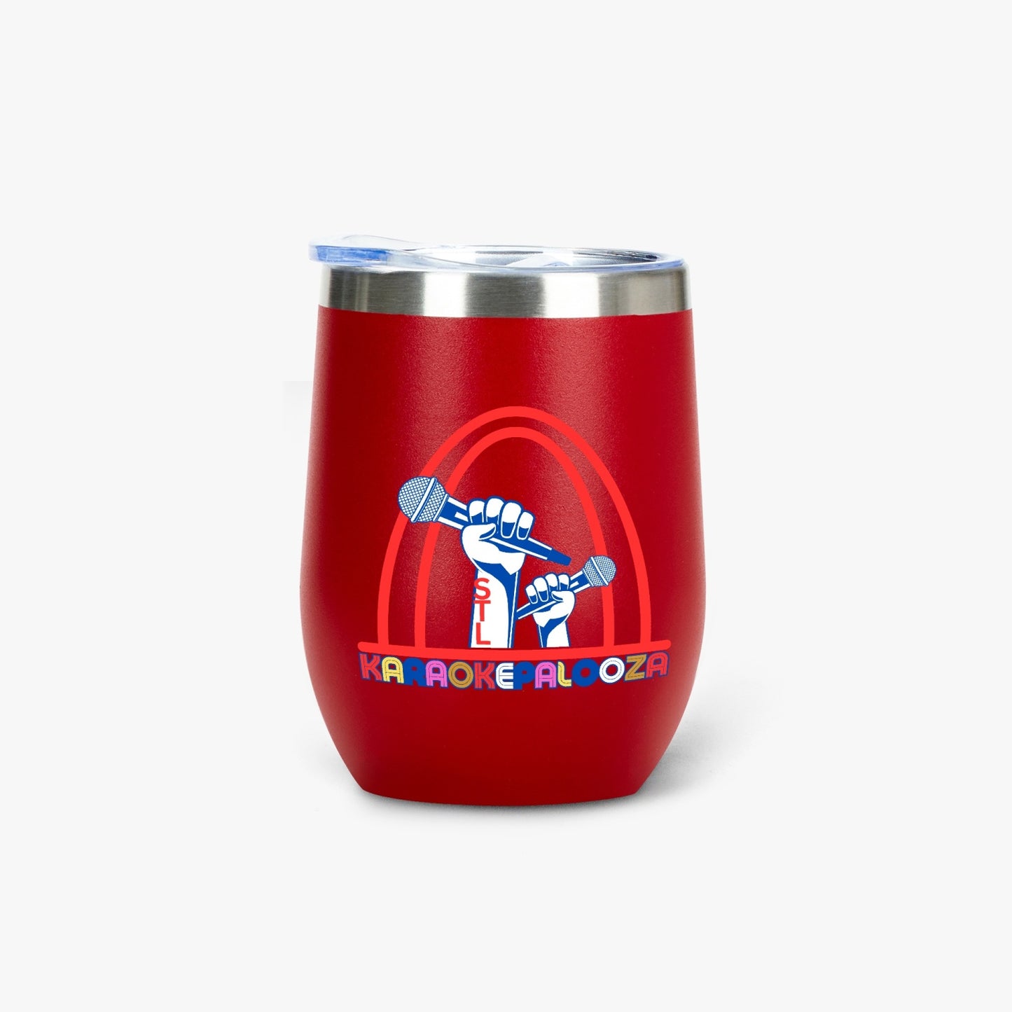 Karaokepalooza Egg Shaped Insulated Wine Tumbler