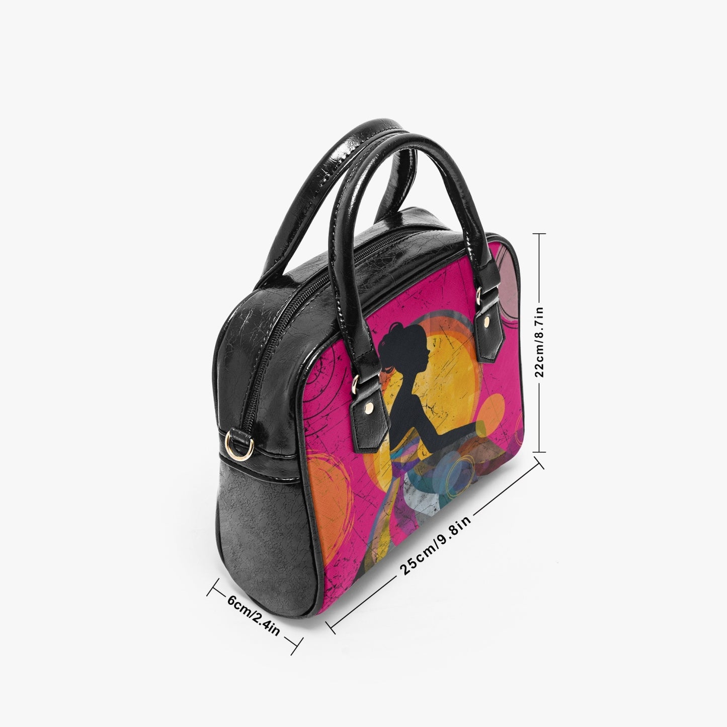 Women of Peace Casual Leather Saddle Bag