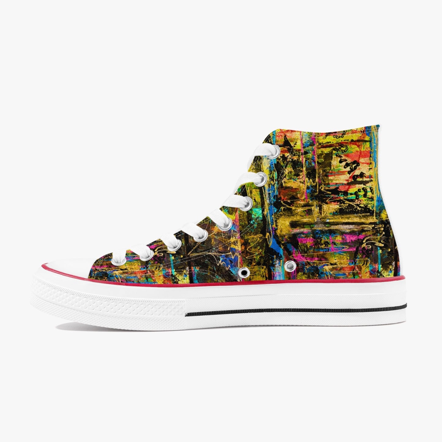 High-Top Canvas Shoes