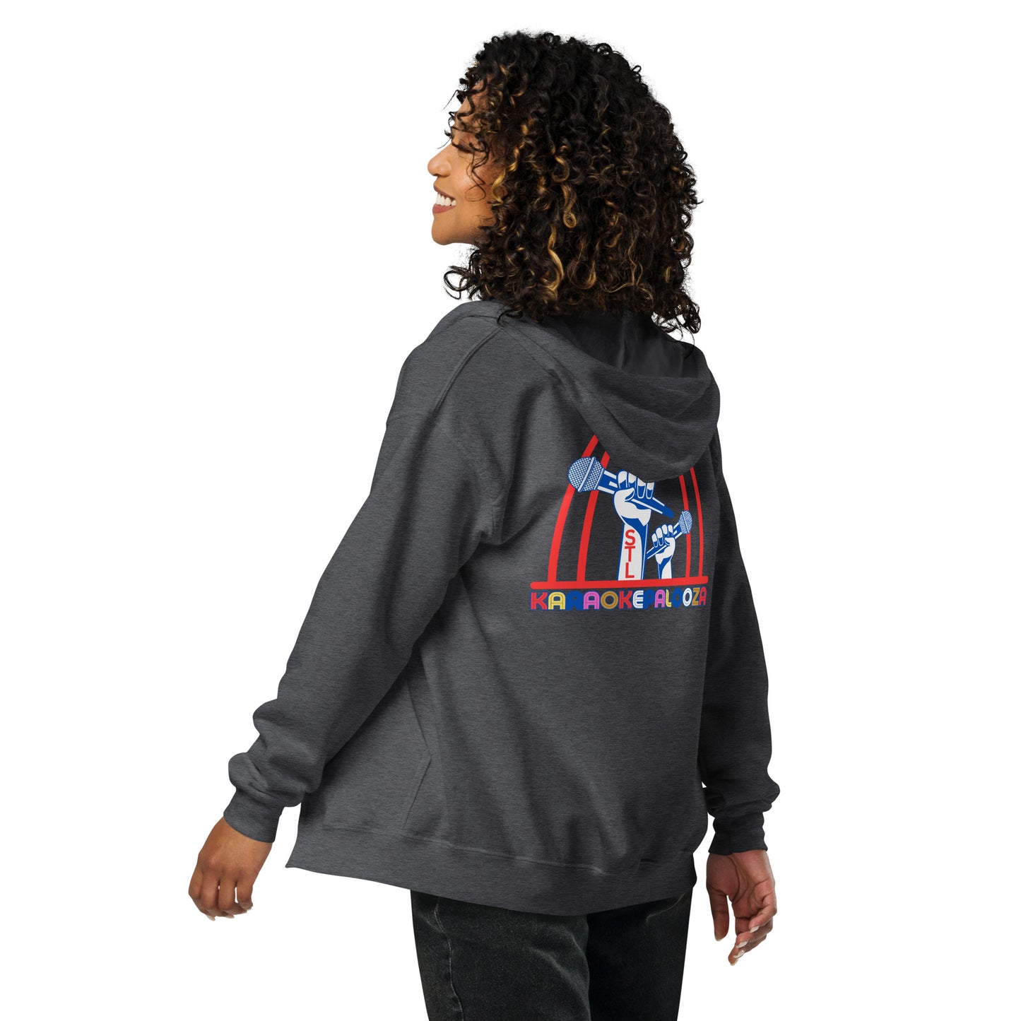 Karaokepalooza heavy blend zip hoodie