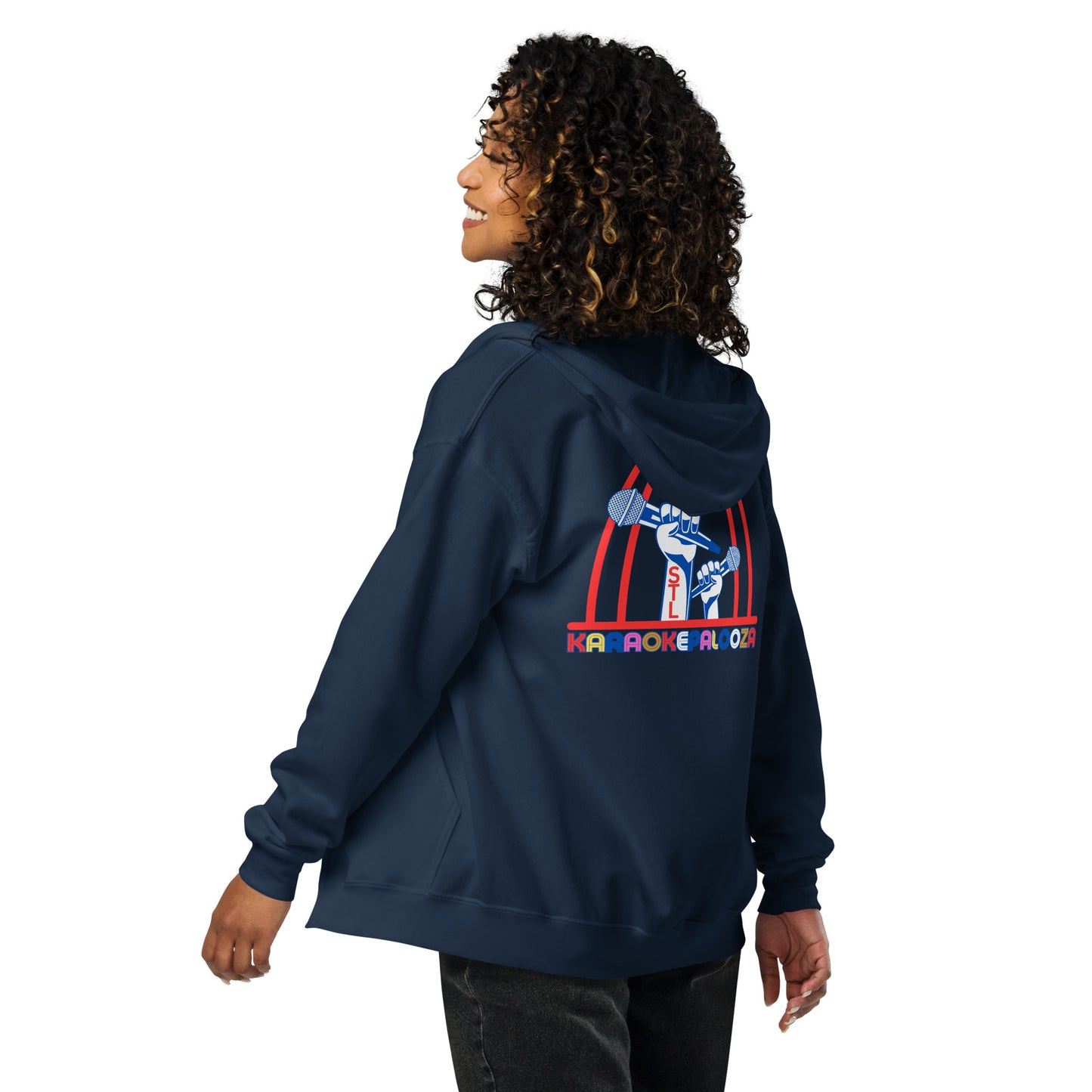 Karaokepalooza heavy blend zip hoodie