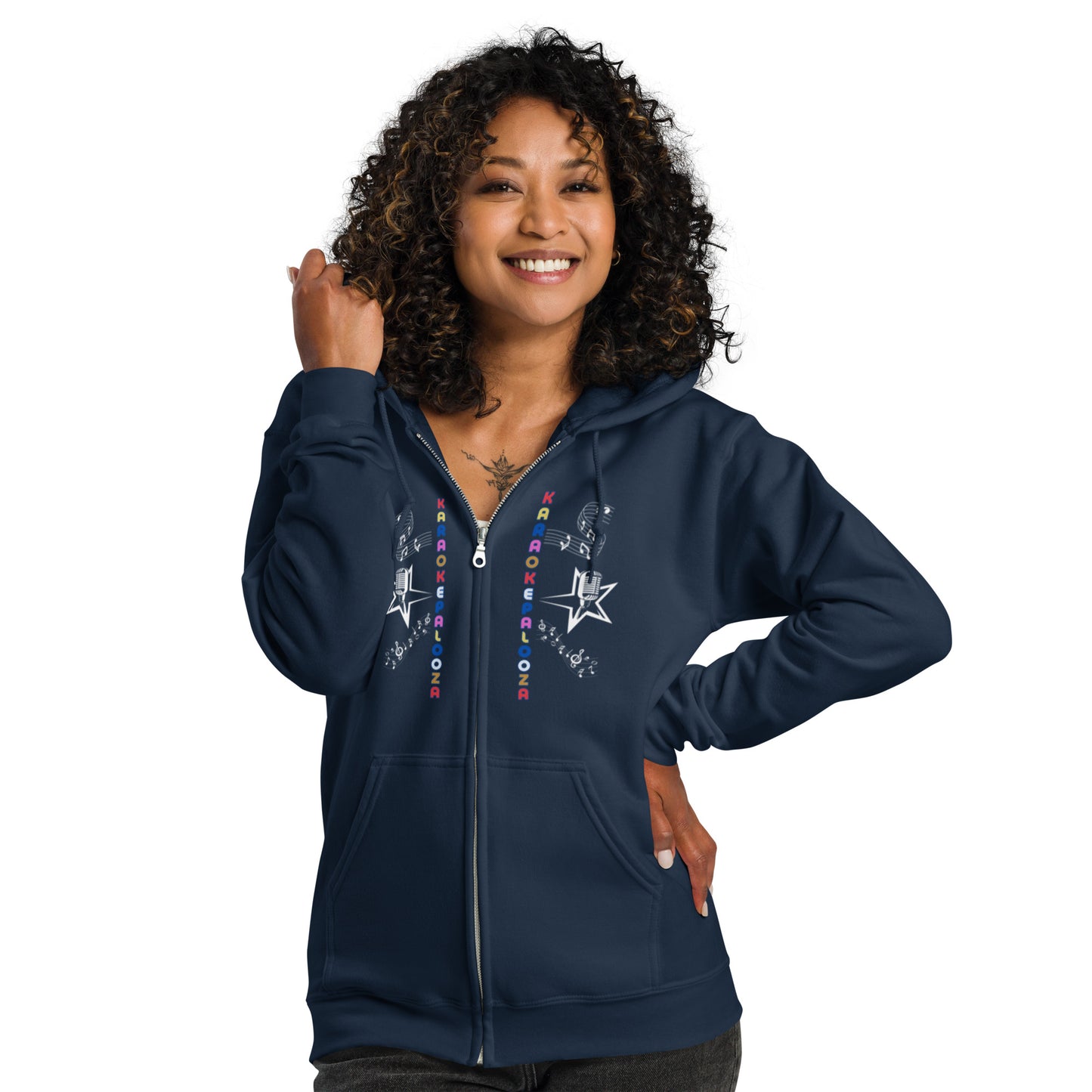 Karaokepalooza heavy blend zip hoodie