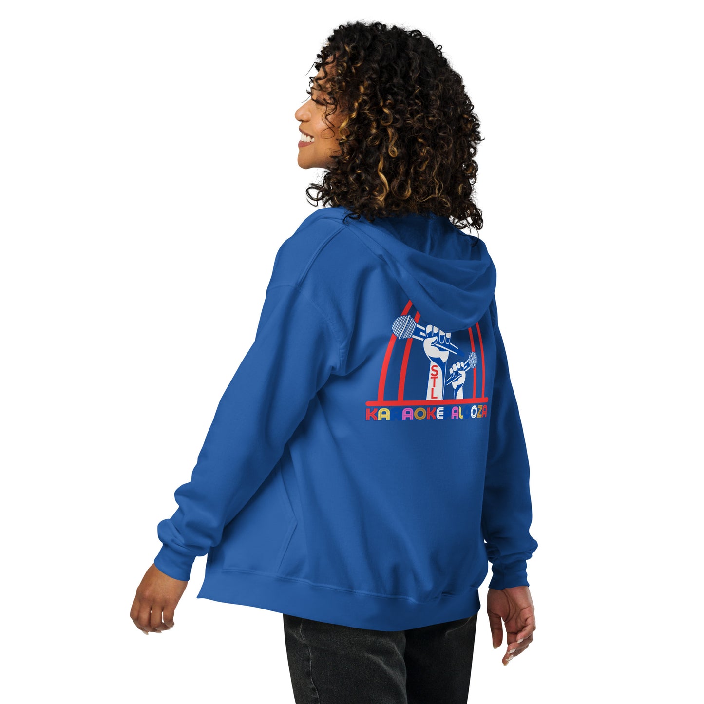 Karaokepalooza heavy blend zip hoodie