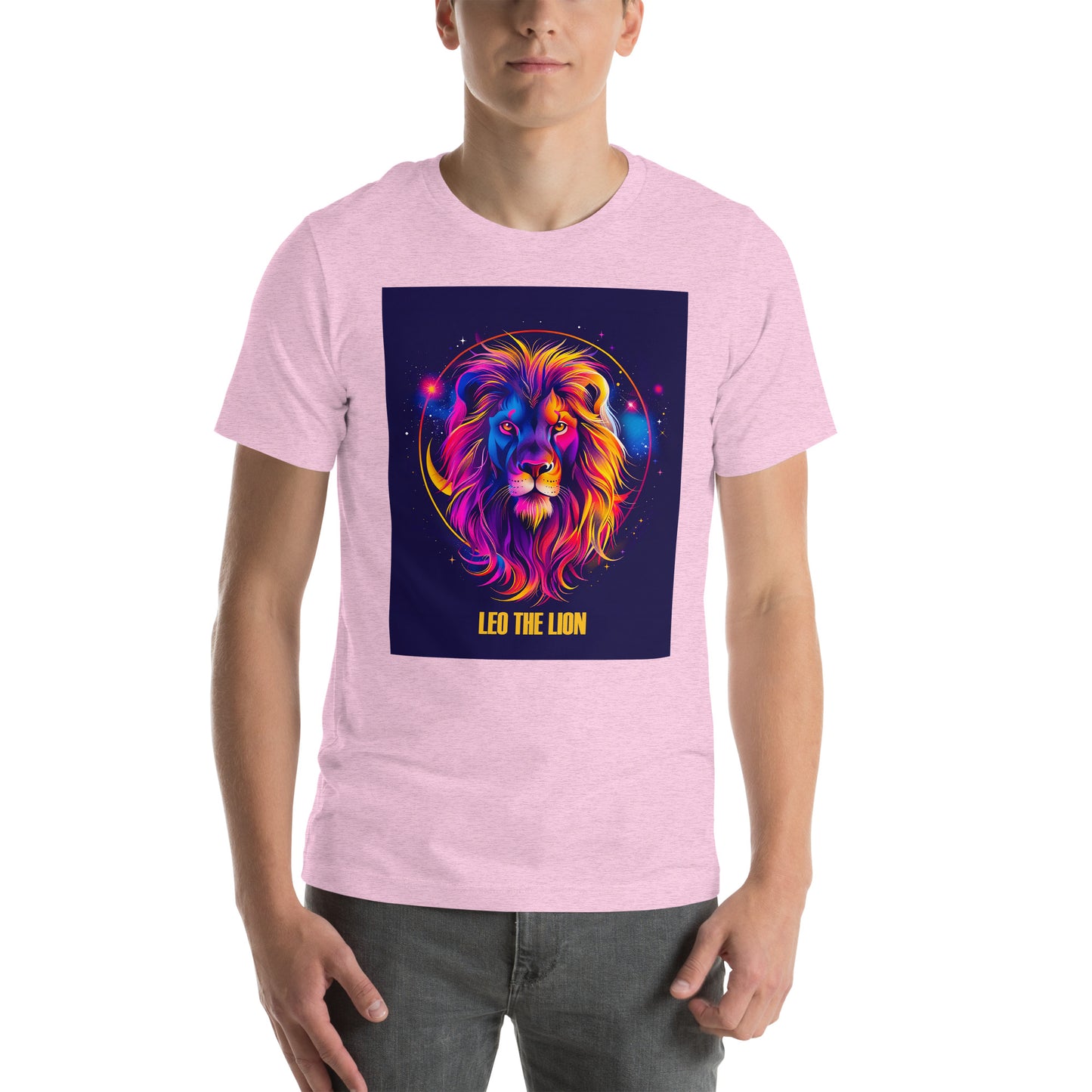 Leo Zodiac Neon Unisex T-shirt