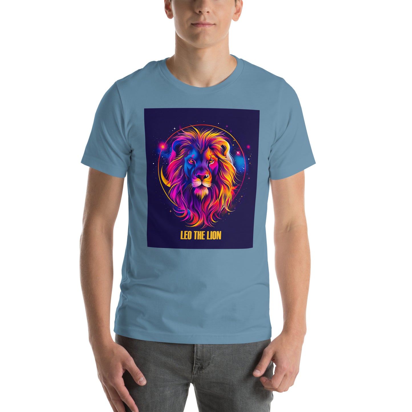 Leo Zodiac Neon Unisex T-shirt
