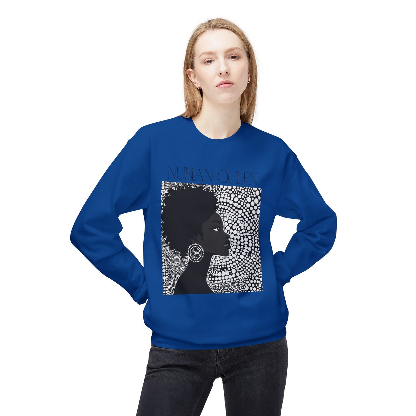 Nubian Midweight Softstyle Fleece Crewneck Sweatshirt