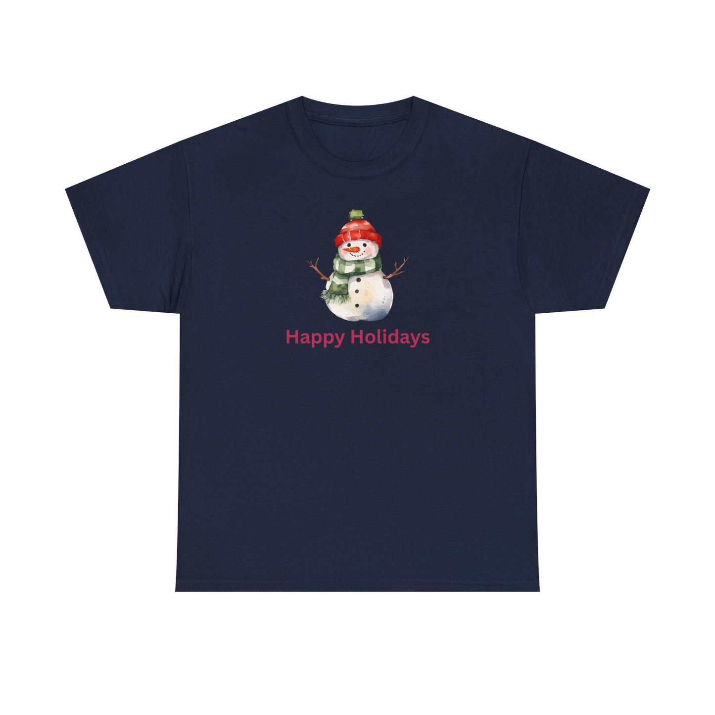 Happy Holidays Snowman Tee