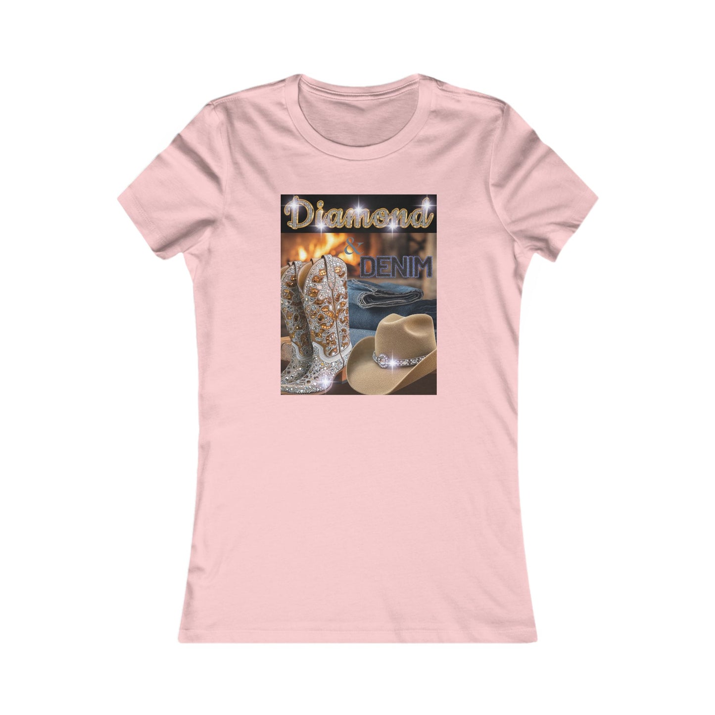 Cowgirl Denim Vibes T-Shirt for Western Fashion Lovers