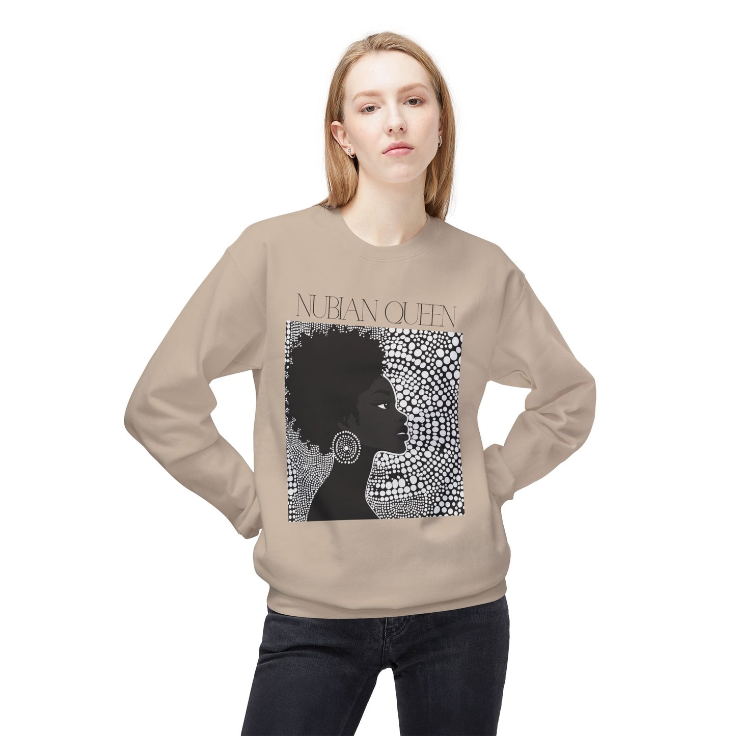 Nubian Midweight Softstyle Fleece Crewneck Sweatshirt