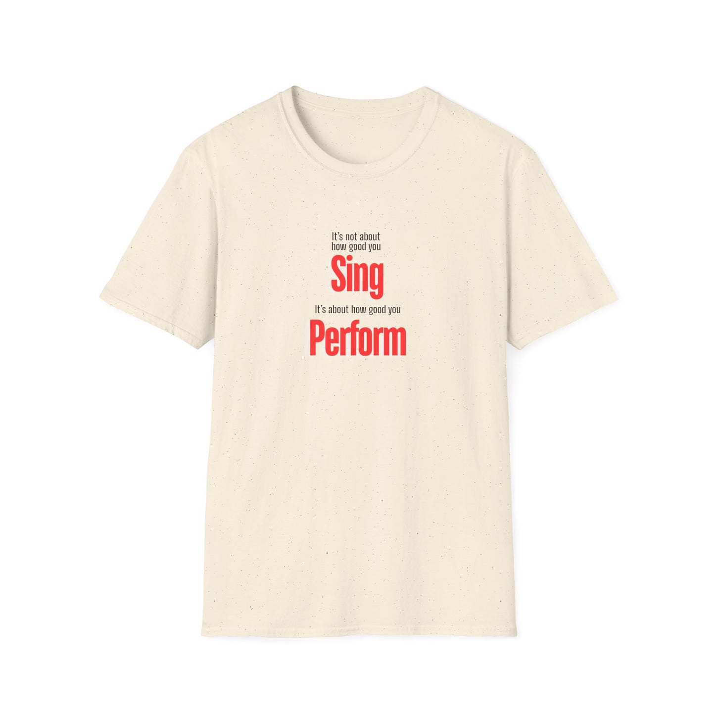 Performer Unisex Softstyle T-Shirt - Perfect for Singers, Musicians, Concerts, Gifts, Casual Wear