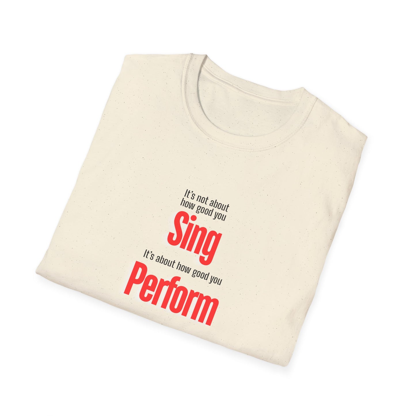 Performer Unisex Softstyle T-Shirt - Perfect for Singers, Musicians, Concerts, Gifts, Casual Wear