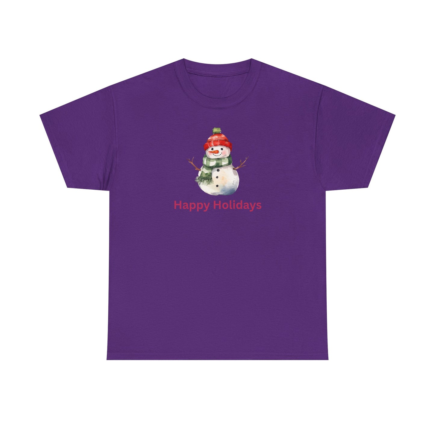 Happy Holidays Snowman Tee