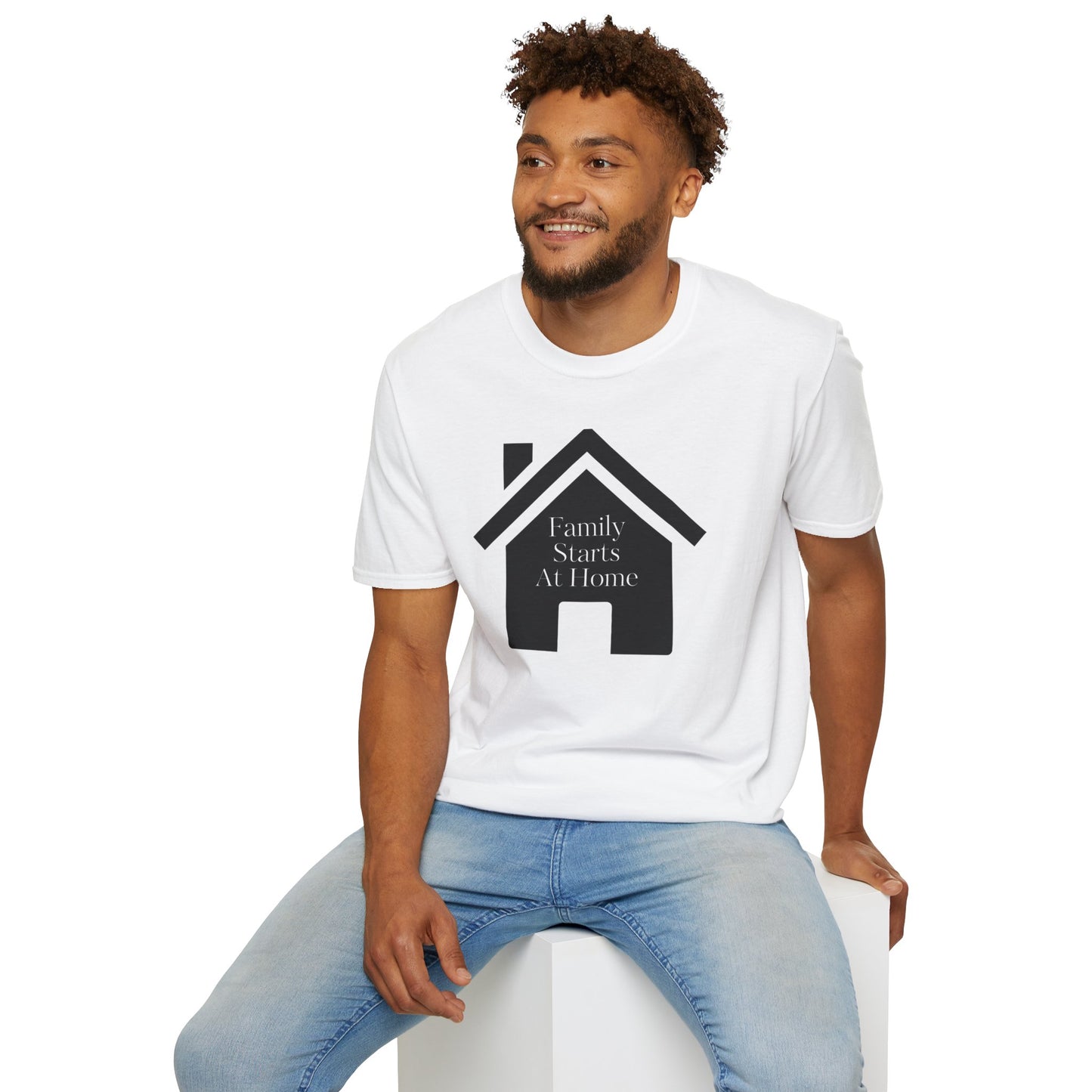 Family Starts At Home Unisex T-Shirt