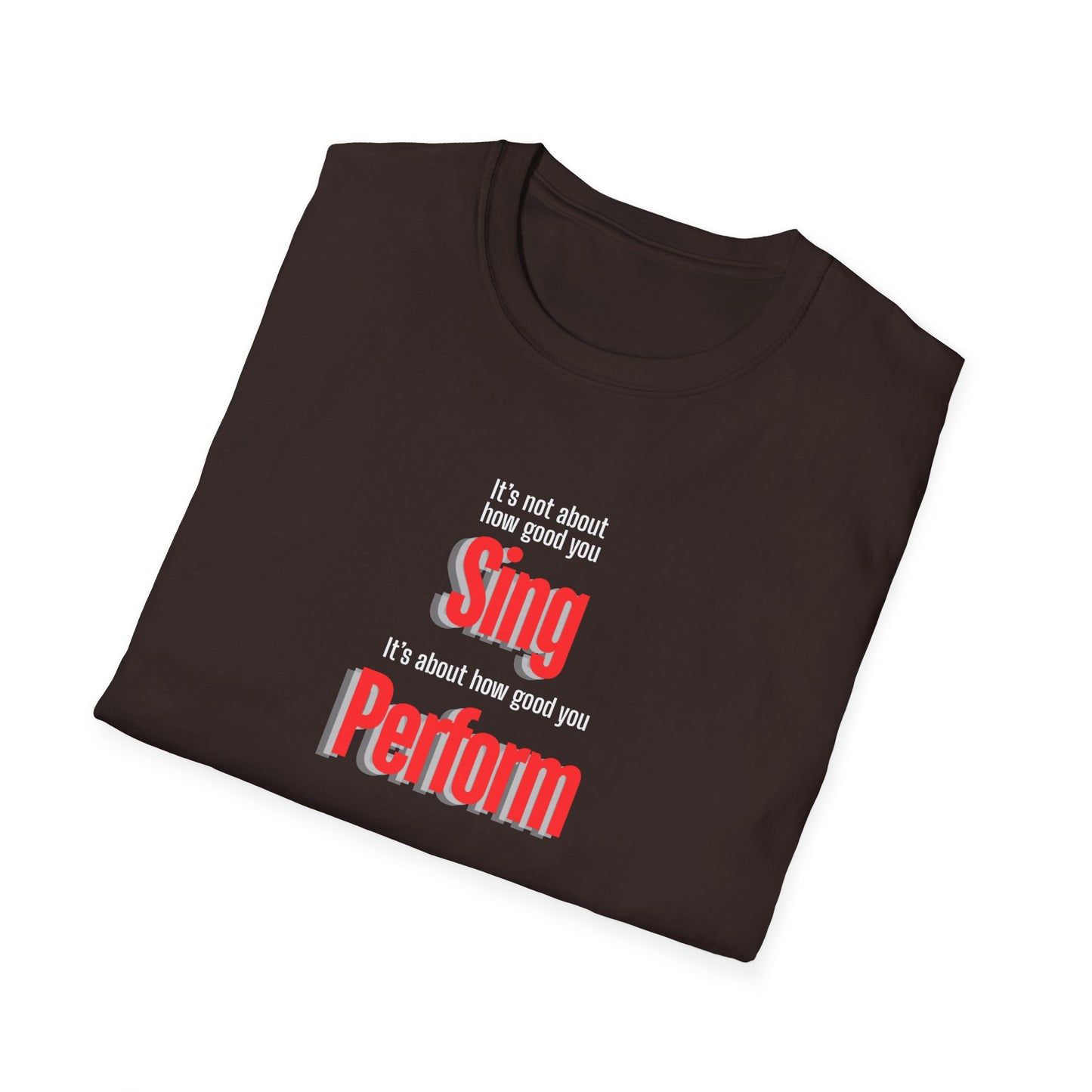Performer Unisex Softstyle T-Shirt - Perfect for Singers, Musicians, Concerts, Gifts, Casual Wear
