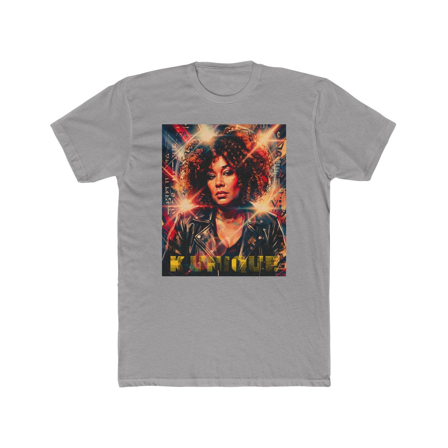 Retro Femme Portrait Tee — 'YouTube' Headphones Graphic Shirt