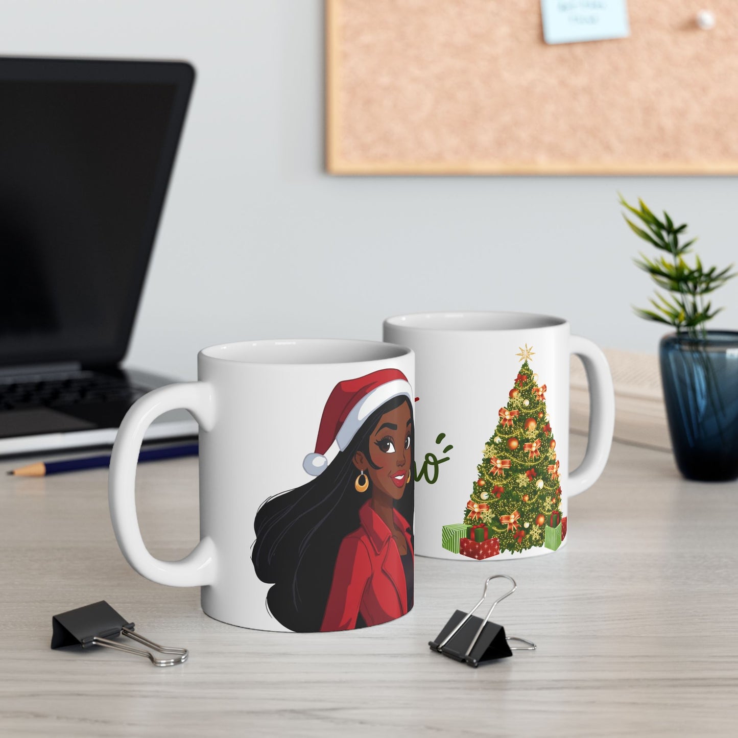 HO HO HO Holiday Ceramic Mug