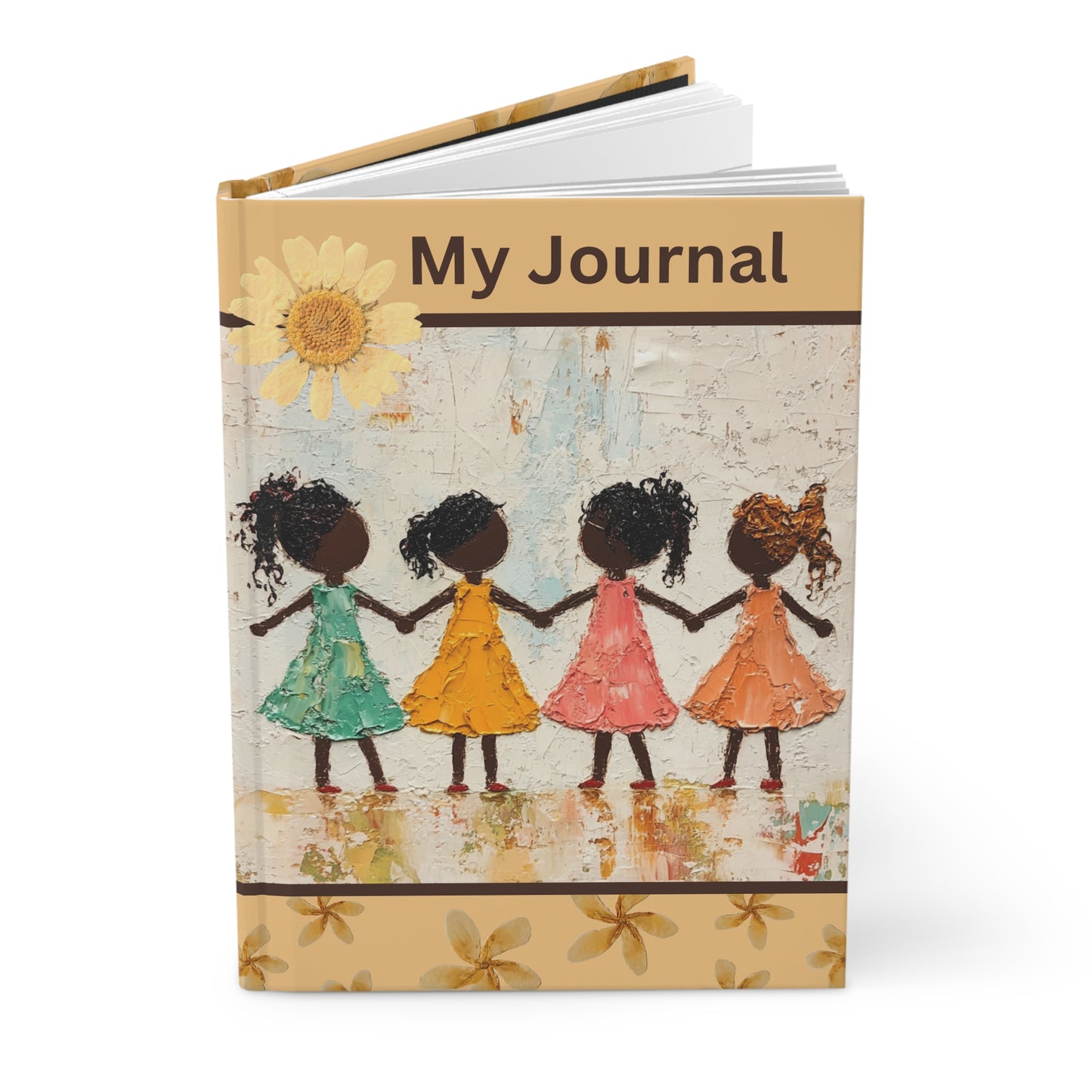 4 Little Girls Hardcover Journal Matte