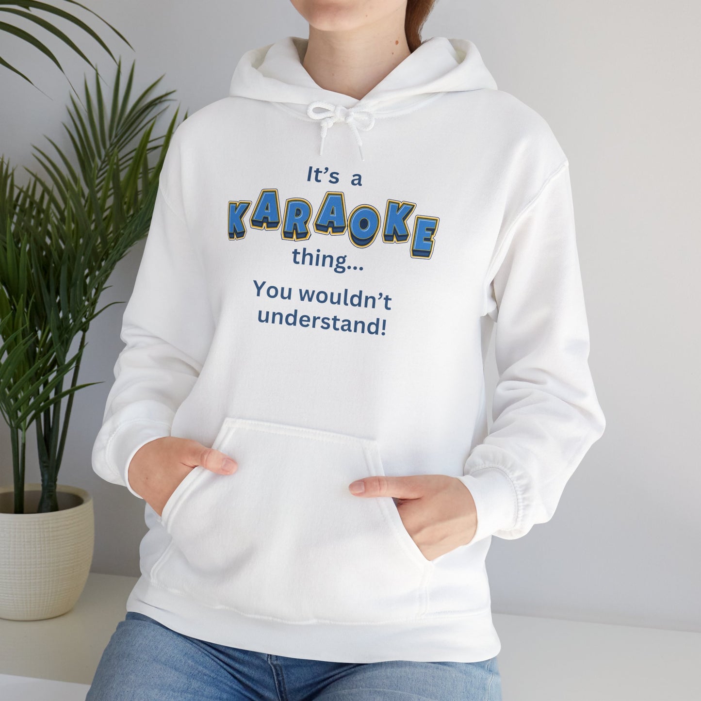 Karaoke Thing Hooded Sweatshirt