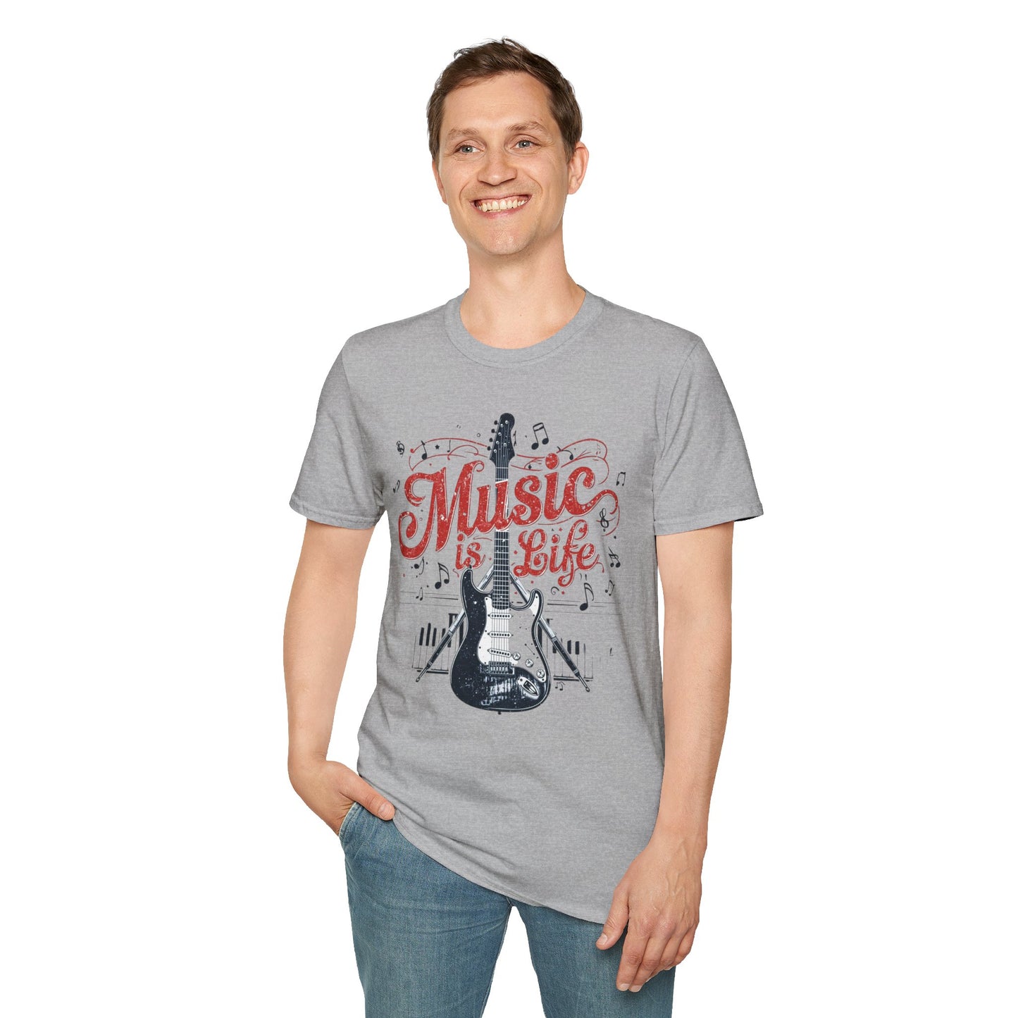 Music Is Life T-Shirt — Retro Musical Graphic Tee