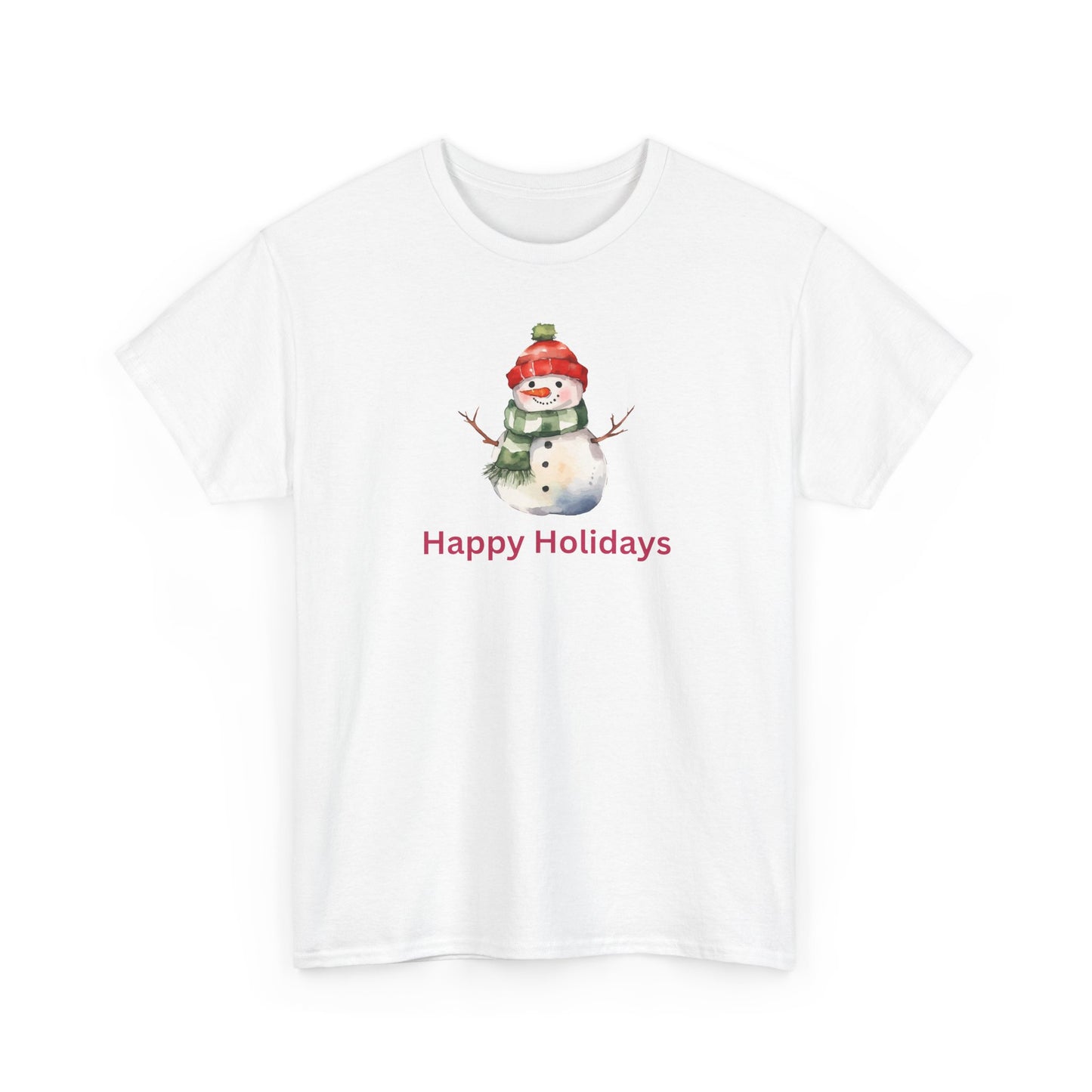 Happy Holidays Snowman Tee