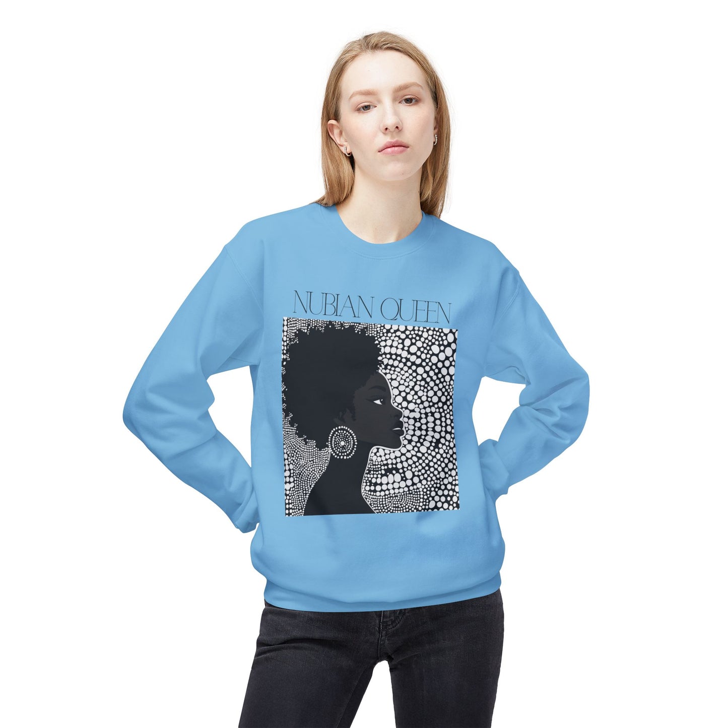 Nubian Midweight Softstyle Fleece Crewneck Sweatshirt