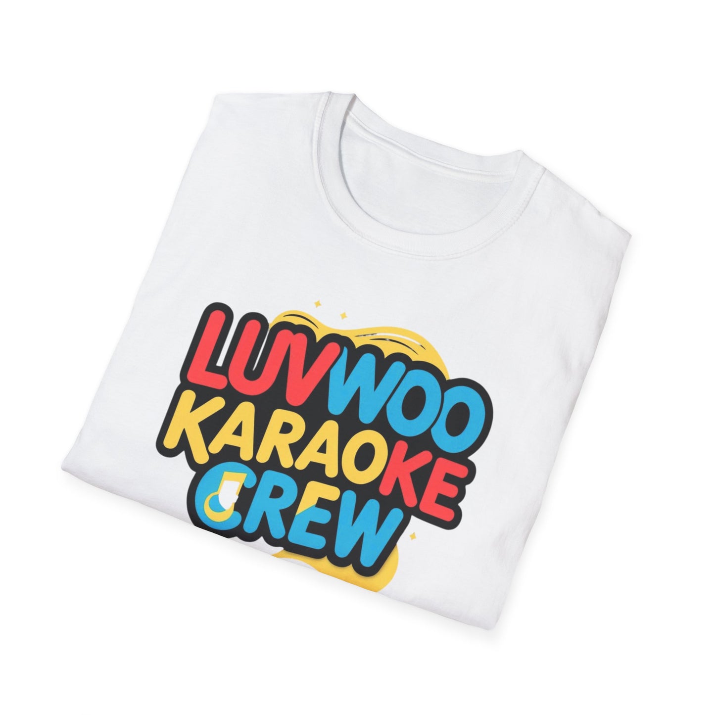Unisex Softstyle T-Shirt for Karaoke Lovers, Fun Graphic Tee, Perfect for Karaoke Nights, Birthday Gifts, Friendly Gatherings