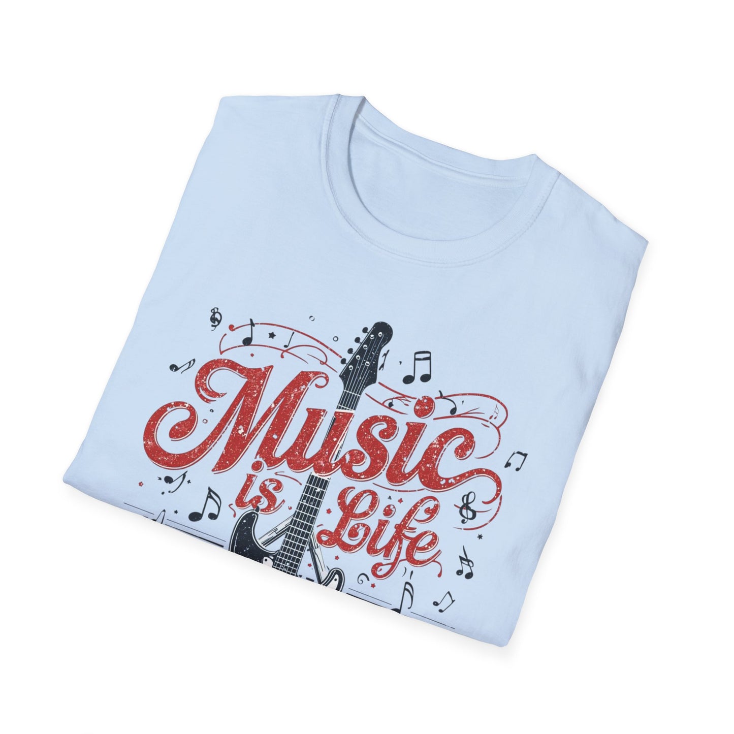 Music Is Life T-Shirt — Retro Musical Graphic Tee