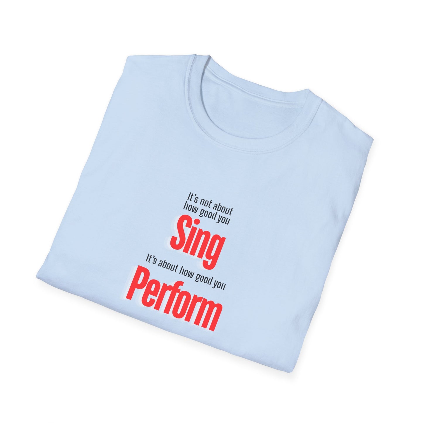 Performer Unisex Softstyle T-Shirt - Perfect for Singers, Musicians, Concerts, Gifts, Casual Wear