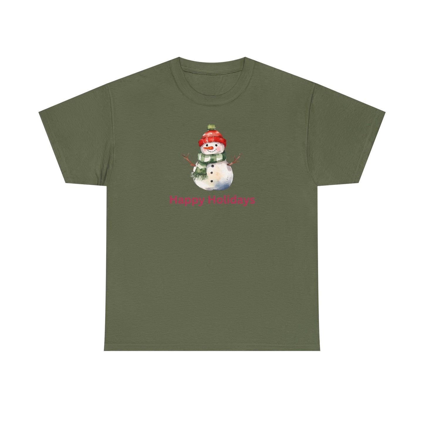 Happy Holidays Snowman Tee
