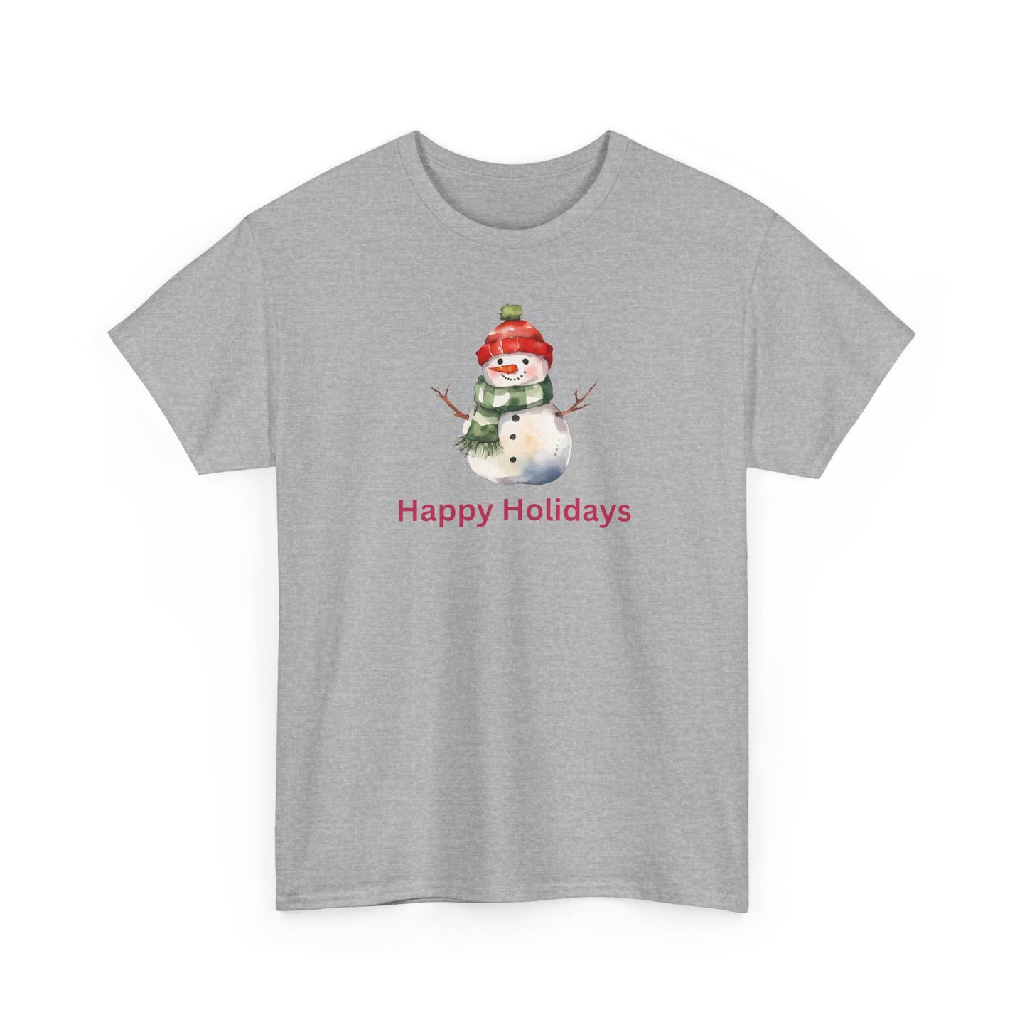 Happy Holidays Snowman Tee