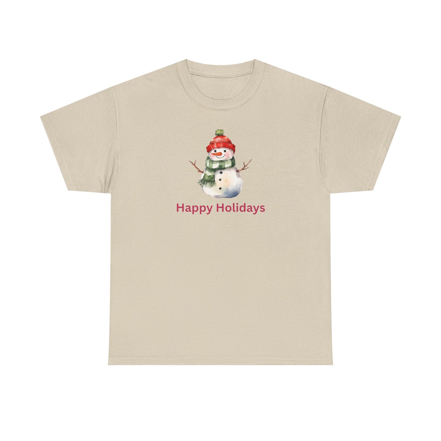 Happy Holidays Snowman Tee