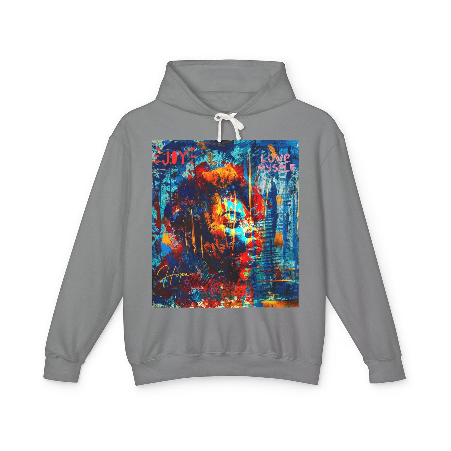 Self Love Unisex Lightweight Hooded Sweatshirt