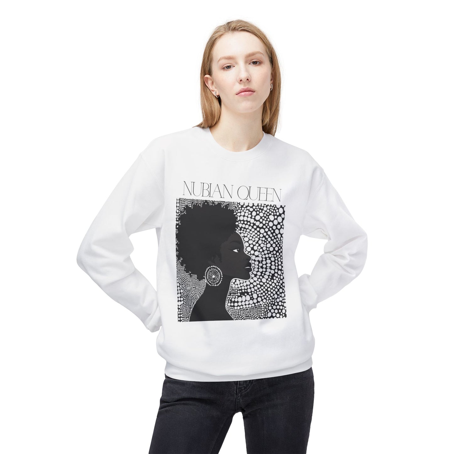 Nubian Midweight Softstyle Fleece Crewneck Sweatshirt