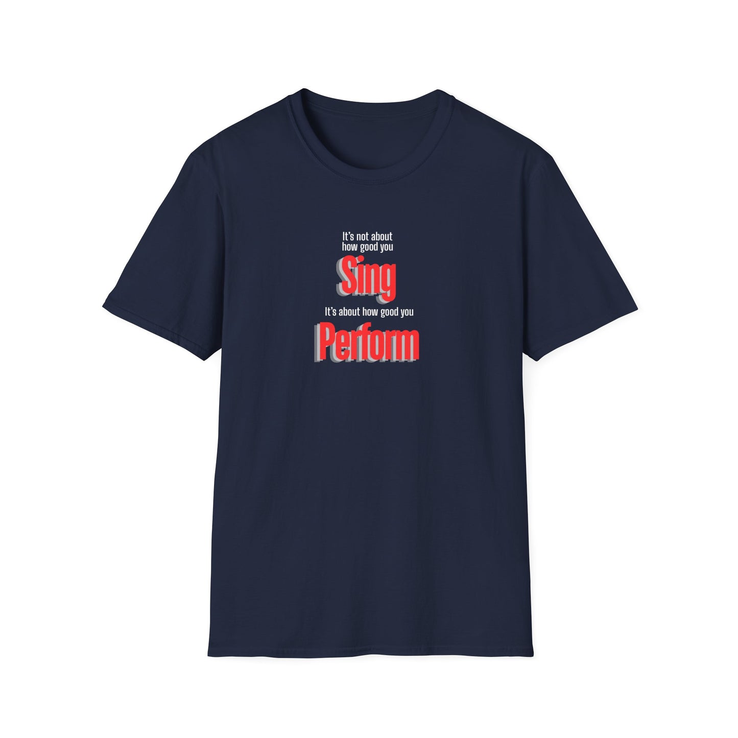 Performer Unisex Softstyle T-Shirt - Perfect for Singers, Musicians, Concerts, Gifts, Casual Wear
