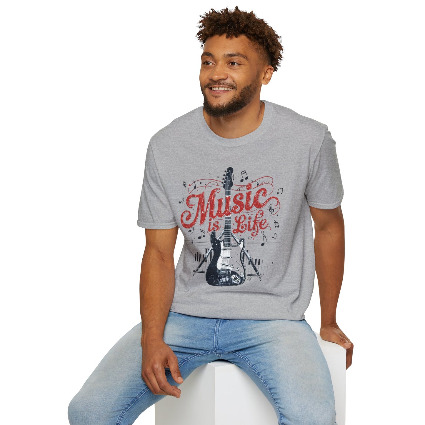 Music Is Life T-Shirt — Retro Musical Graphic Tee