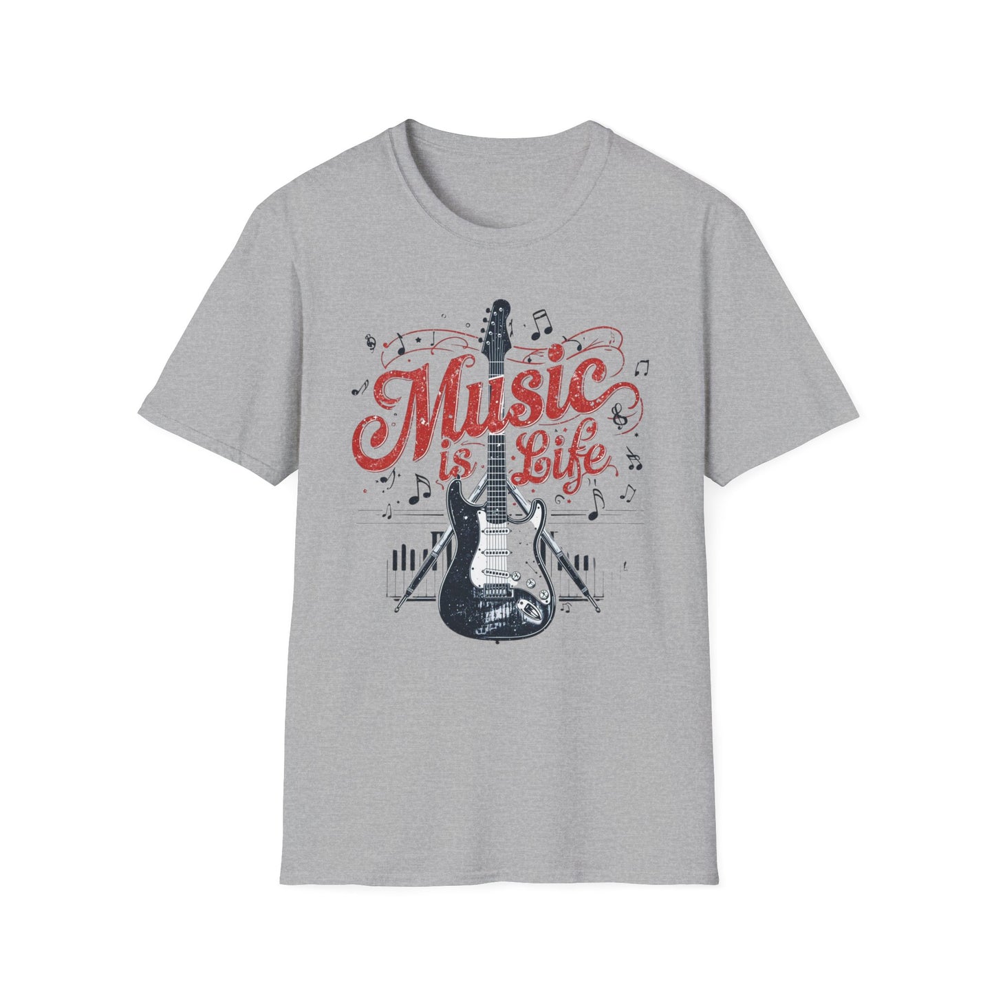 Music Is Life T-Shirt — Retro Musical Graphic Tee