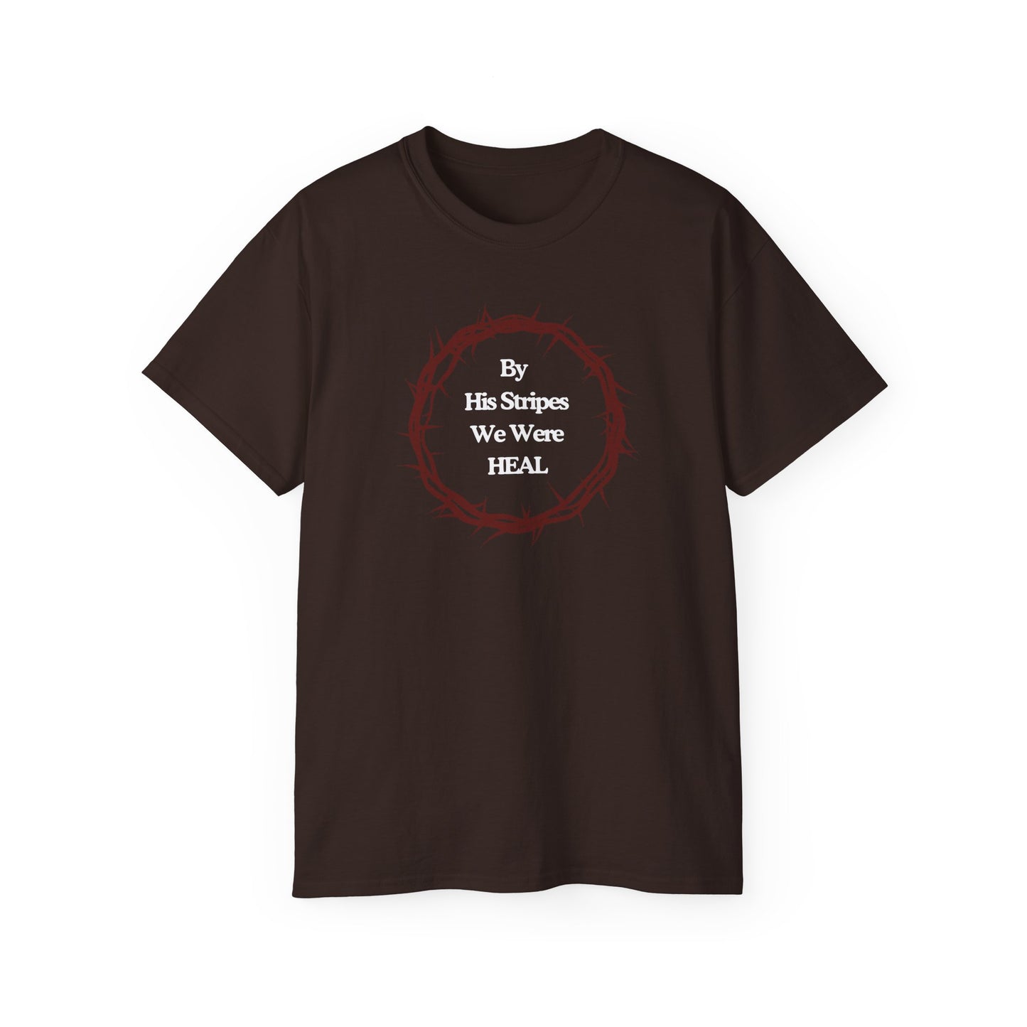 We're Heal - Unisex Ultra Cotton Tee: By His Stripes We Were Heal