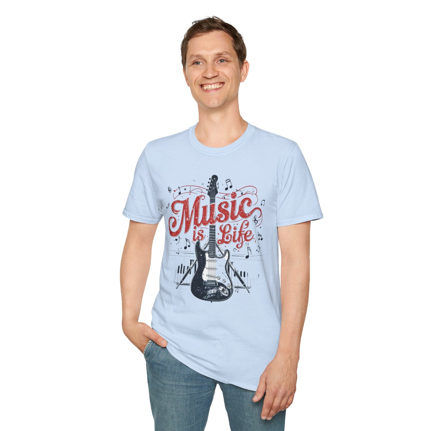 Music Is Life T-Shirt — Retro Musical Graphic Tee