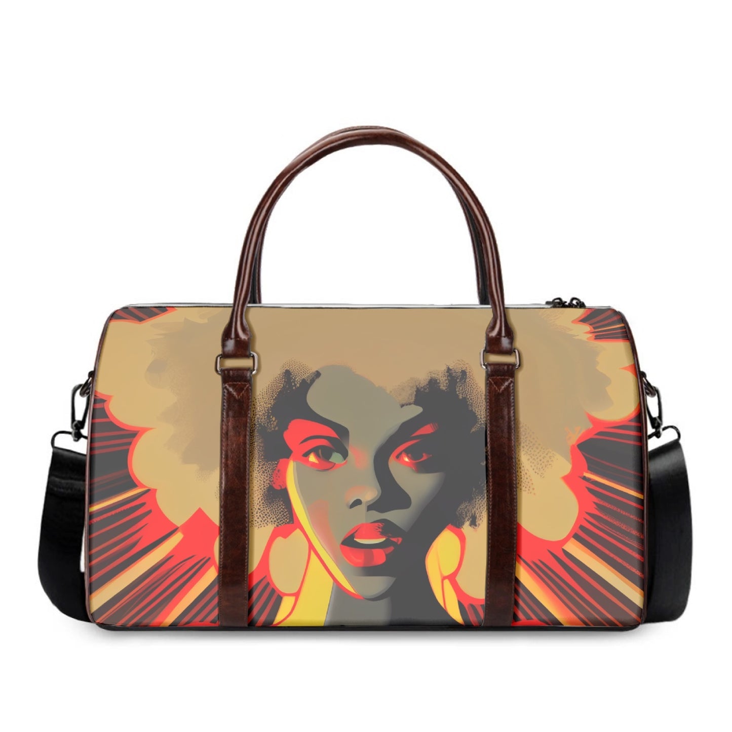 Psychedelic Woman Duffle Bag