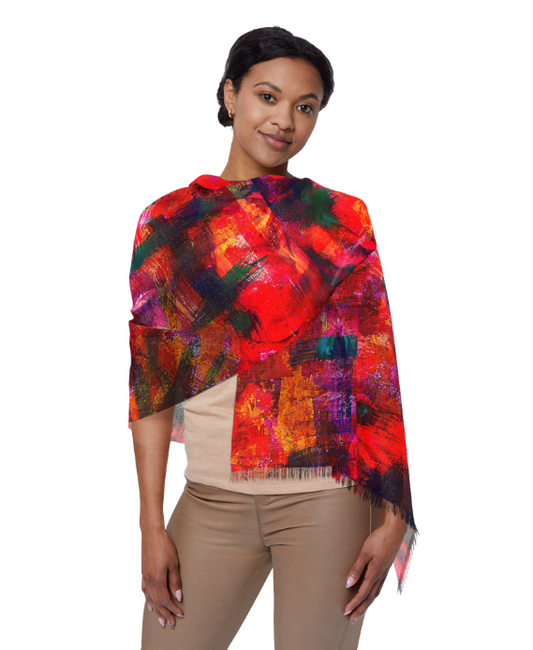 Headed Scars of Life Light Scarf